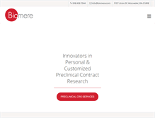 Tablet Screenshot of biomere.com